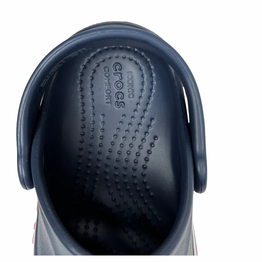 Crocs‎ Bayaband Little Boys Girls Slip-on Clog SZ 11-13 Navy Blue Water F…